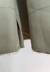 UK 12 US 8 Joseph Laurel Silk Twill Blend Full Midi Skirt Sand Beige ASO