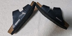 Birkenstock Arizona Metallic Leather Sandals Black US 7/EU 38/UK 5
