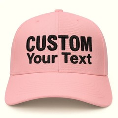 Custom Embroidered Baseball Cap Personalized Text Dad Hat with Your Own Message
