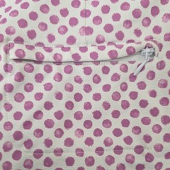 Fairway & Greene Purple White Polka Dot Sleeveless Golf Dress Pockets Size XL