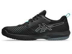 ASICS PRESTIGE NEO OC 1043A027 001 Black Pure Silver Tennis Shoes