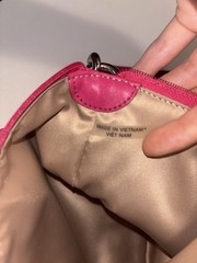 Pink Coach Ashley Crossbody or shoulder bag, silver hardware. 2009