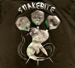 Athletic Shirt Reflective Snake Mens XL Snakebite Arrow Snake Glows Made Egypt