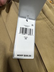 NWT Ralph Lauren Purple Label Pleated Khaki Shorts – 32