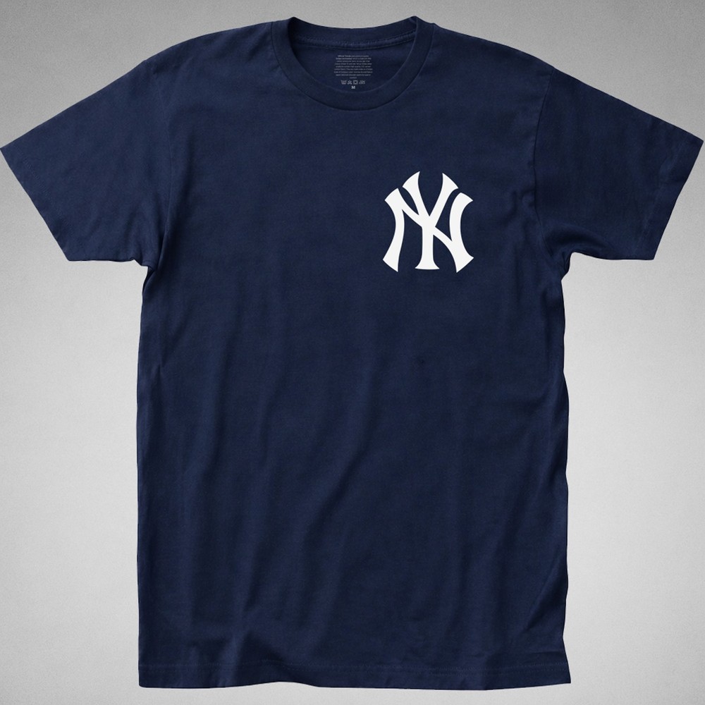 NY Yankees T-Shirt tee New York Baseball Nyc Chest pocket print Men jersey