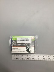 Aluminum RFID Blocking Credit Card Case: Blue ~ Wrapped in Original Plastic NEW