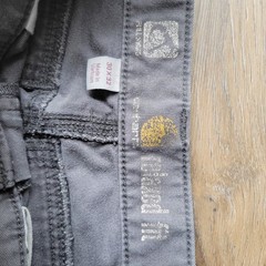 boundle of 2 B11 Relaxed Fit Gray Cotton Canvas Cargo Work Pants Mens 30