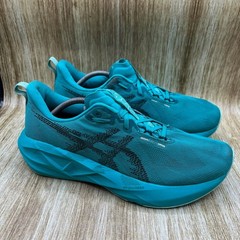 ASICS Novablast 5 Men’s Size 11.5 Wave Teal Running Shoes Sneakers 1011B974