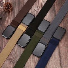 Mens Stretch Belt Quick Release Belt Magnetic Buckle Elastic Webbing