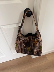 Baggu Photo Forest Shoulder Bag Camo Rare still crunchy EUC
