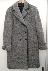 BROOKS BROTHERS Wool Long Coat Size S Used