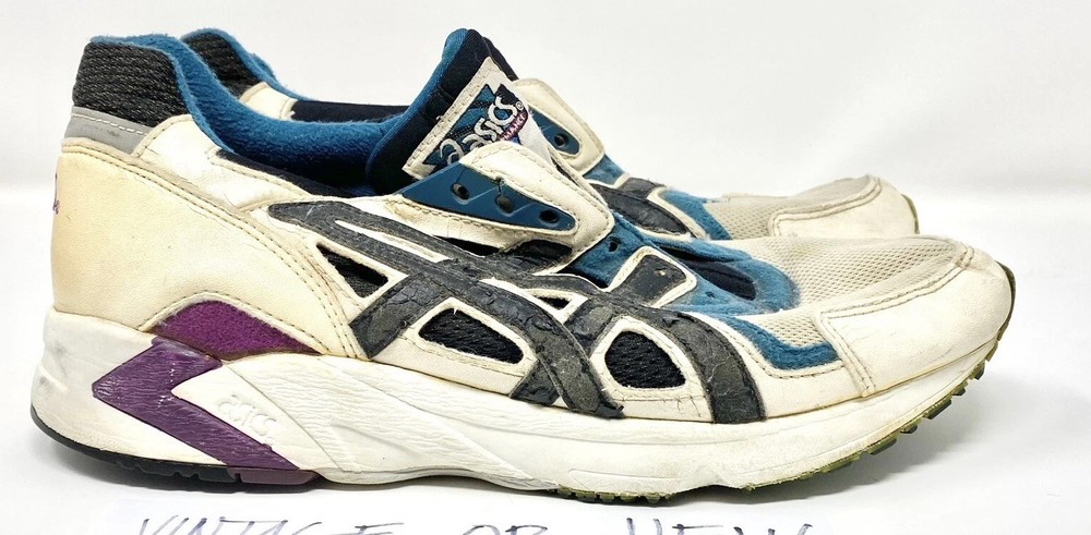 Men’s Vintage 90’s 1995 ASICS GEL-DS Trainer World Performance White Black sz 12