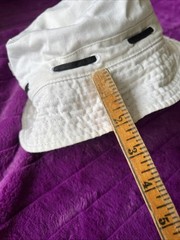 Sassy Canvas Hat Circumference 20inches, 2.25 Inch Brim, Oyster w/ Blk Lining