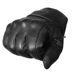 Men’s Premium Leather Street Motorcycle Protective Cruiser Biker Gel Gloves