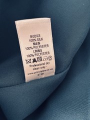 Principles Jade Special Occasion Party Dress Size 12 Silk Bodice & Satin Dress