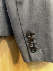 Ann Taylor Women’s Gray One Button Blazer Stretch Lined Size 6