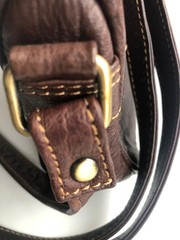 C&A ladies bag shoulder bag crossbody brown leather
