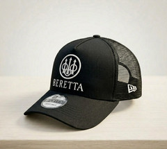 Beretta Tactic Embroidered Trucker Hat 9FORTY Style Mesh Back Cap One Size Black