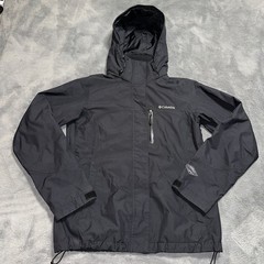 Columbia Interchange Jacket Medium Omni-Tech Waterproof Removable Hood Double Zi