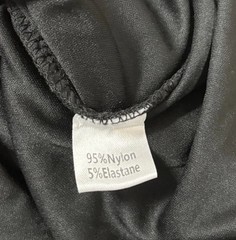 Black Strapless Ruched Bodycon Dress Medium Cowl Neck Stretch Cocktail Party