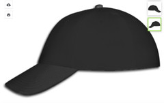 SpaceX Aerospace Tesla Logo Black Hat Space X Baseball Cap Emblem S/M & L/XL