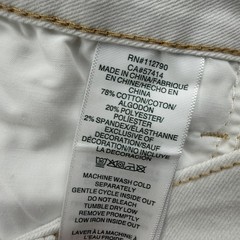 True Religion Flare Capri Jeans Womens 29 Optic White Flap Pockets NWT $159