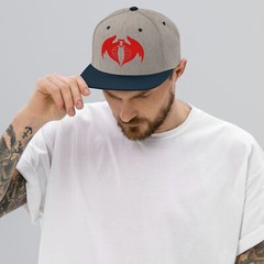 Cobra GI Joe Snapback Hat | Custom Baseball Cap | GI Joe Cobra Winged Logo Hat