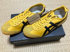 Onitsuka Tiger MEXICO 66 YELLOW BLACK 1183C102 751 Authentic