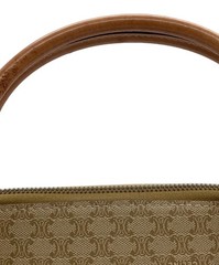 CELINE 2WAY Shoulder Handbag Beige Leather Women Pre-owned Italy Japan F/S USED