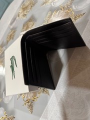 Men’s Black Genuine Leather Wallet Bifold Card Holder