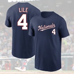 HOT SALE! Daylen Lile #4 Washington Nationals 2026 Player Name & Number For Fans