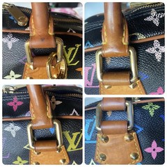 🍒ICONIC BAG LOUIS VUITTON TROUVILLE TAKASHI MURAKAMI MULTICOLOR BLACK AUTH 🍓