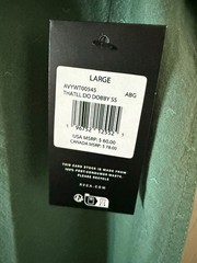 RVCA Dobby Short Sleeve Button Down Shirt in Bottle Green