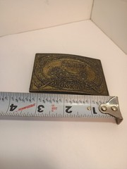 Vintage Henry Ford Detroit Automobile Model T Belt Buckle 3.25X2.25 Inches