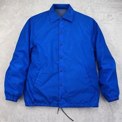Vintage Howe Coach Jacket USA Memphis Tennessee Blue Snap Mens Large