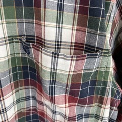 Chaps Stretch Shirt Mens XL Multicolor Plaid Long Sleeve Button Down Modern