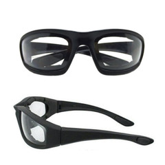 3 Pairs Chopper Motorcycle Padded Foam Wind Resistant Riding Glasses Sunglasses