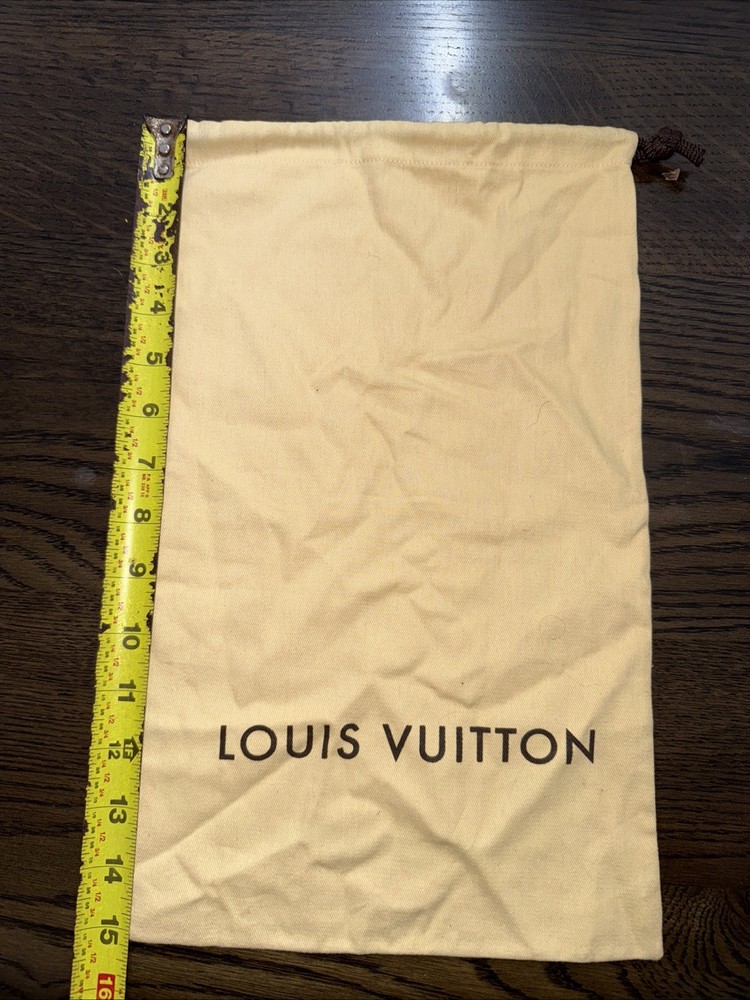 Authentic Louis Vuitton Drawstring Dust Bag – 9.1 x 15.7 in k55