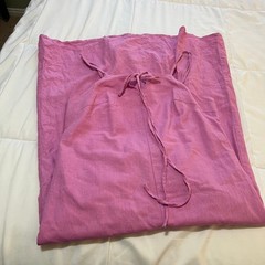 Target Pink Linen Midi Dress Womens Medium M Smocked Halter Tie Back Slip Summer