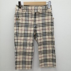 BURBERRY Nova Check Shorts Beige X Black Red Used