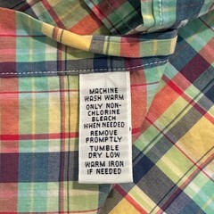 Ralph Lauren Men’s Small Short Sleeve Plaid Button Down Shirt Custom Fit Yellow