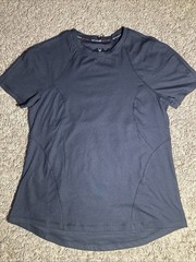 Spyder Active Women’s Size Large Black Ribbed Short Sleeve Active Tee Shirt