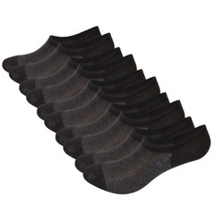 5 Pairs Men Casual Boat Socks Non-Slip Invisible Low Cut No Show Liner Sock