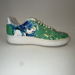 Sailor Neptune Force Low Sneakers | Custom Made | Sailor Moon | Size 10M