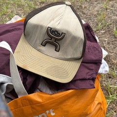 Hooey Cactus Ropes Country Southern Flex Fit Western Hat Khaki Brown Colorway !!