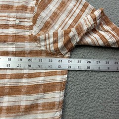Purnell Santa Barbara Work Wear Shirt Mens XL Madras Plaid Button Up Cotton