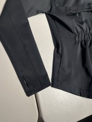 IBKUL Jacket Women’s Small Full Zipper Long Sleeve Stretch Black Mega Heat Poly