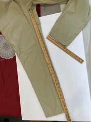 Lululemon Commission Golf Pants Mens 36 Beige Vented Nylon Stretch M5AS9S