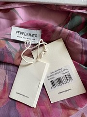 NWT Peppermayo Seline Pink & Purple Floral Maxi Dress Sz. XXS