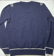 Mariana Yachting Sweater Men Sz M Argyle Pullover 100% Merino Pure Wool V-Neck